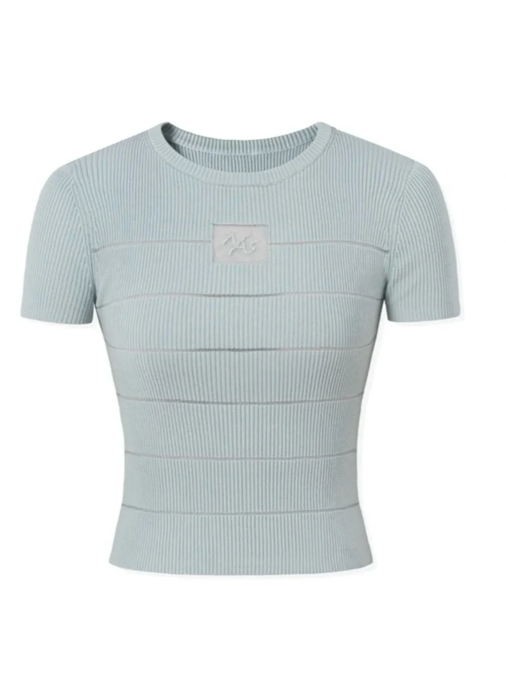 NAWS (NOTAWEAR) BLUE 3-CARAT ICE-KNIT TEE